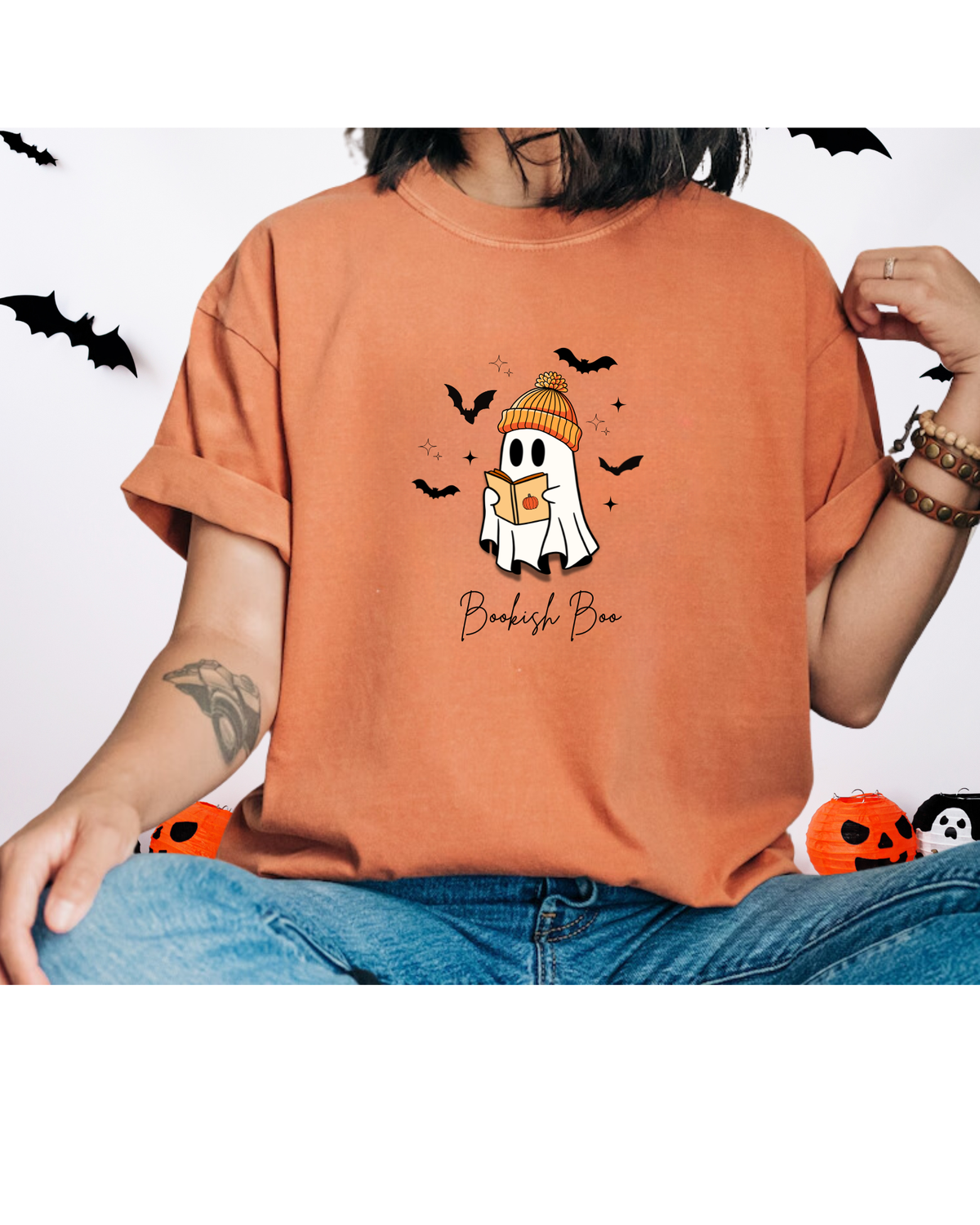 T-shirt 'Bookish Boo'