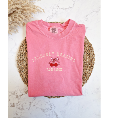 T-shirt Probably Reading Romance