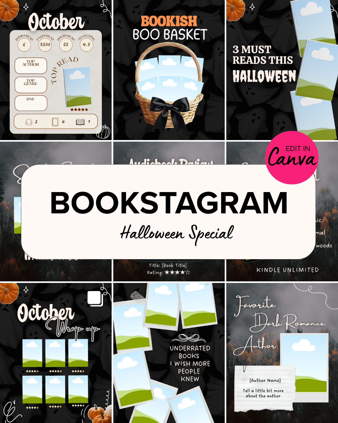 Bookstagram Templates Halloween Special