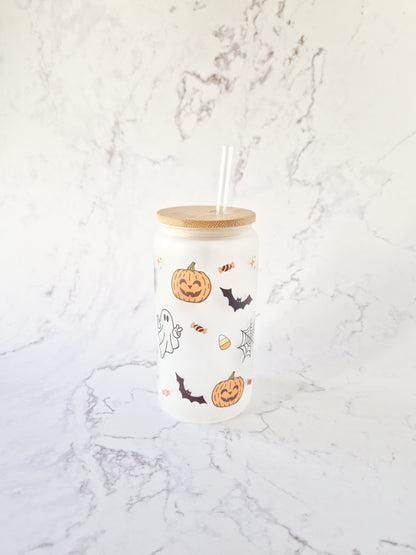 Halloween Glass Cup 'Spooky Style'