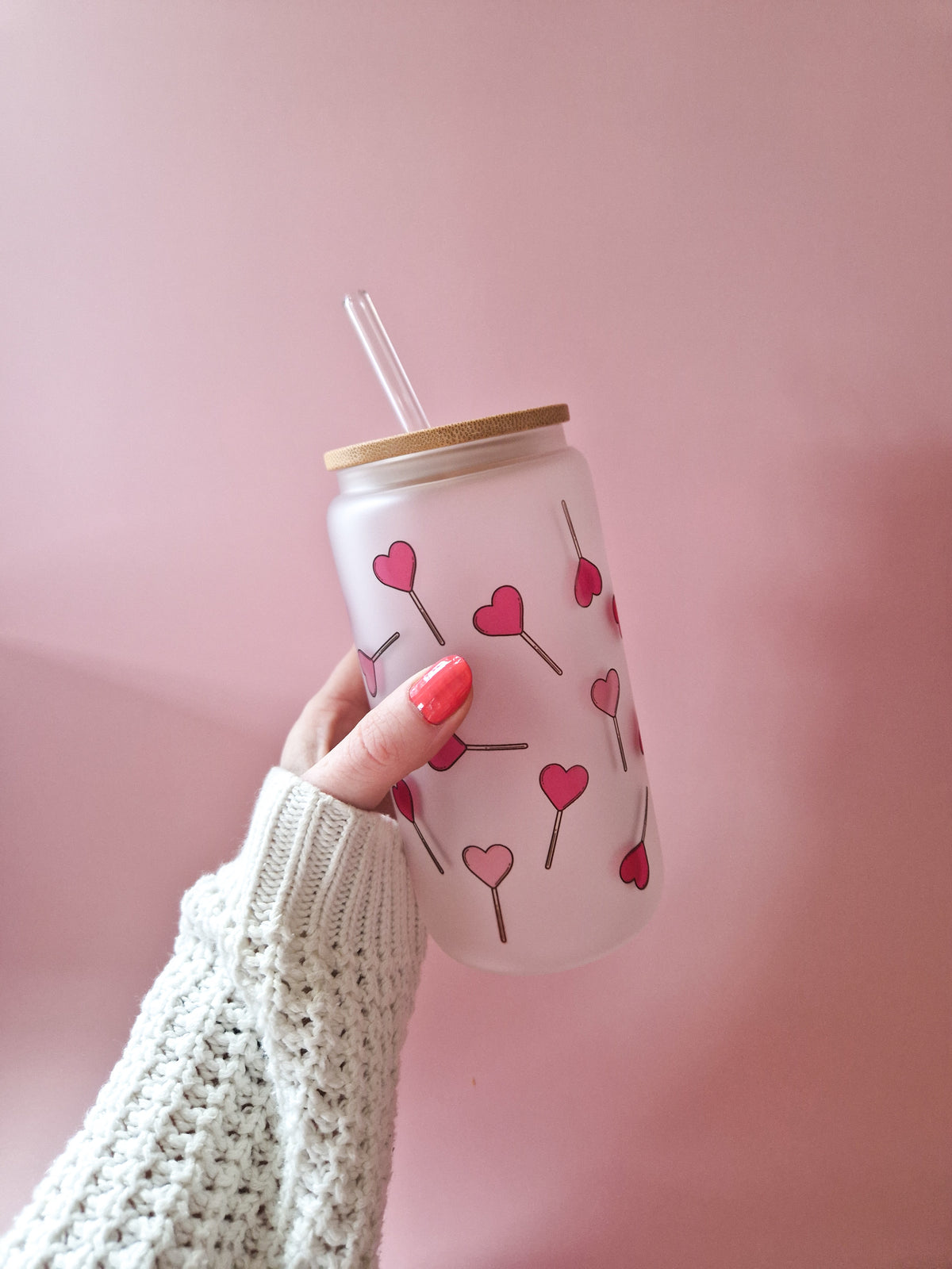 Glass Cup 'Sucker'