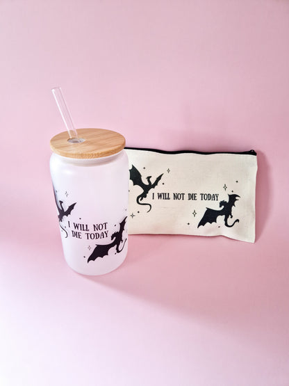 Canvas Small essentials bag 'Dragons'