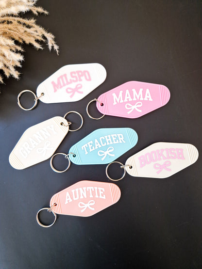 Motel Keychain