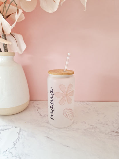 Glass cup 'mama'