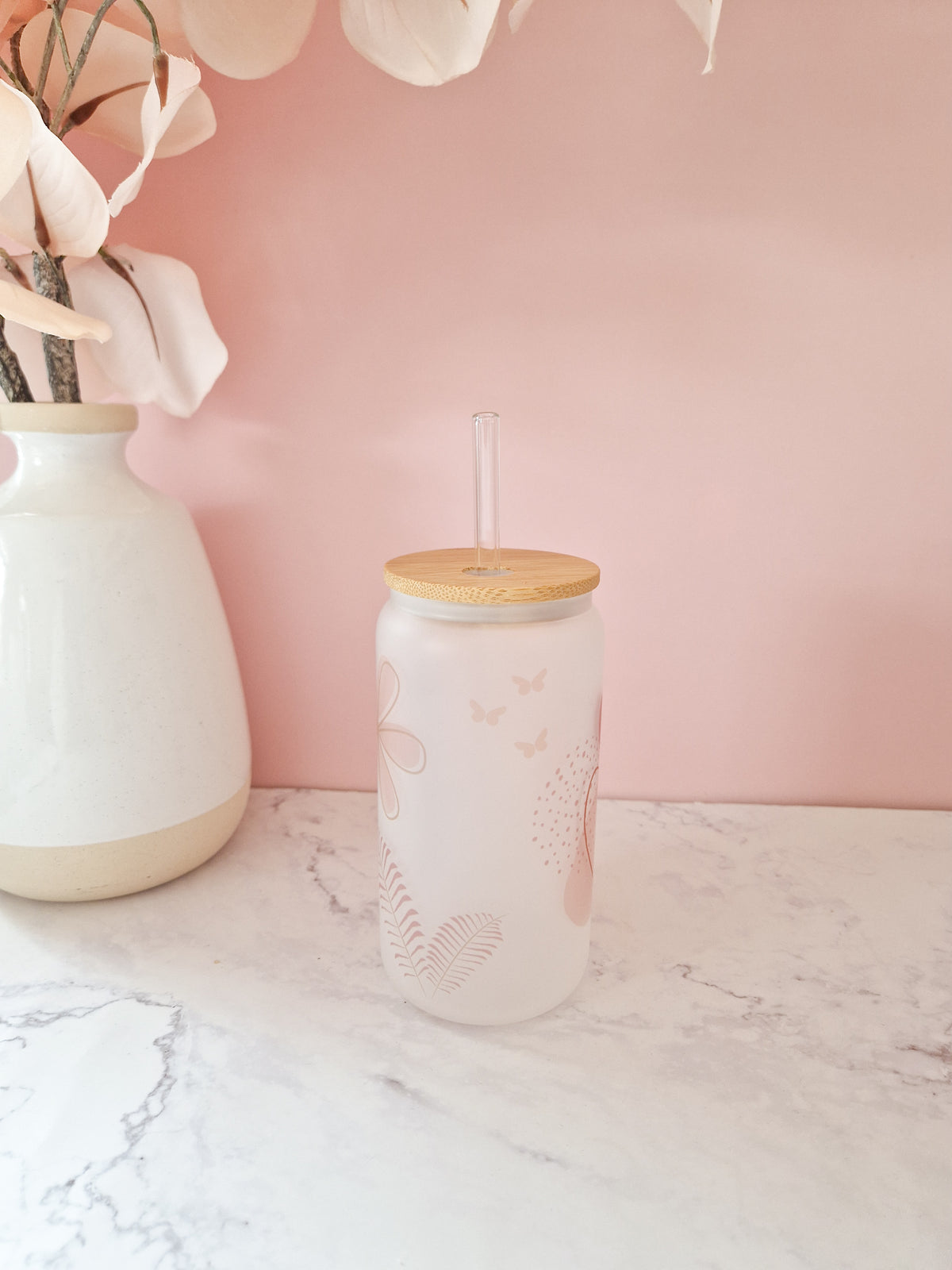 Glass cup 'mama'
