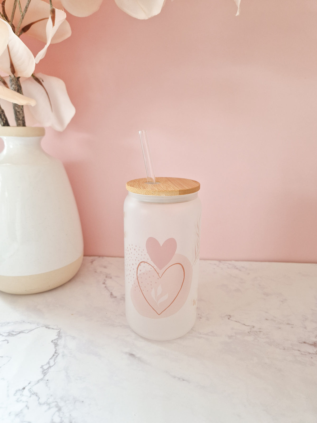 Glass cup 'mama'