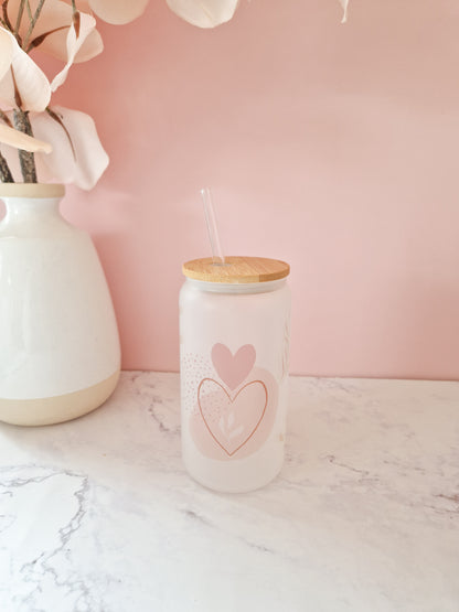 Glass cup 'mama'