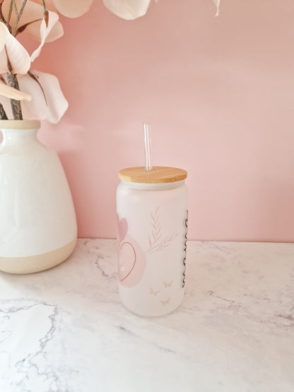 Glass cup 'mama'