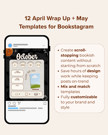 Bookstagram Templates Halloween Special