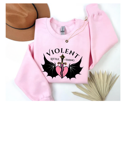 Sweatshirt 'Violent Little thing'