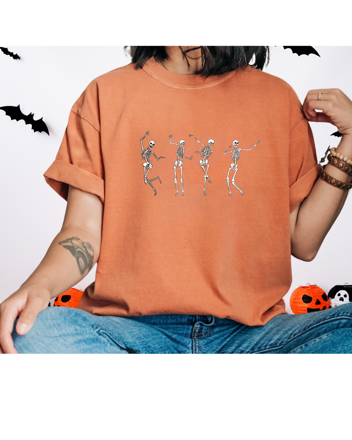 T-shirt  'Skeletons dancing'