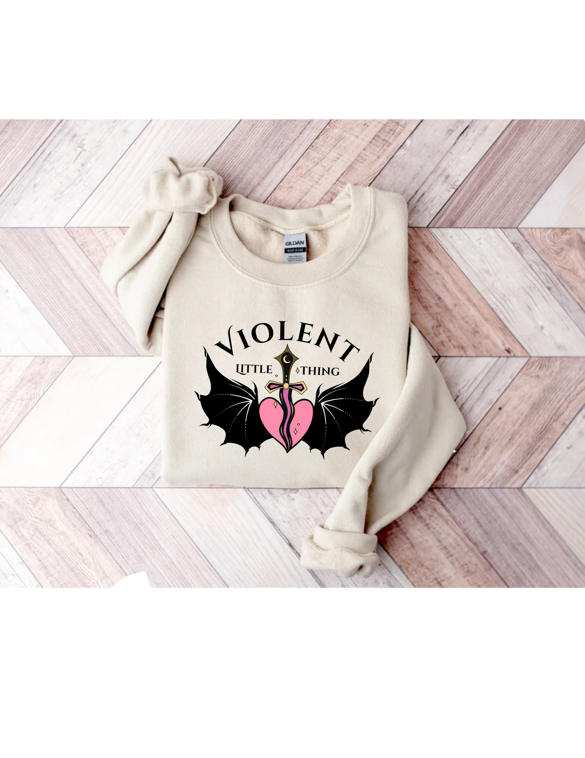 Sweatshirt 'Violent Little thing'