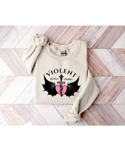Sweatshirt 'Violent Little thing'