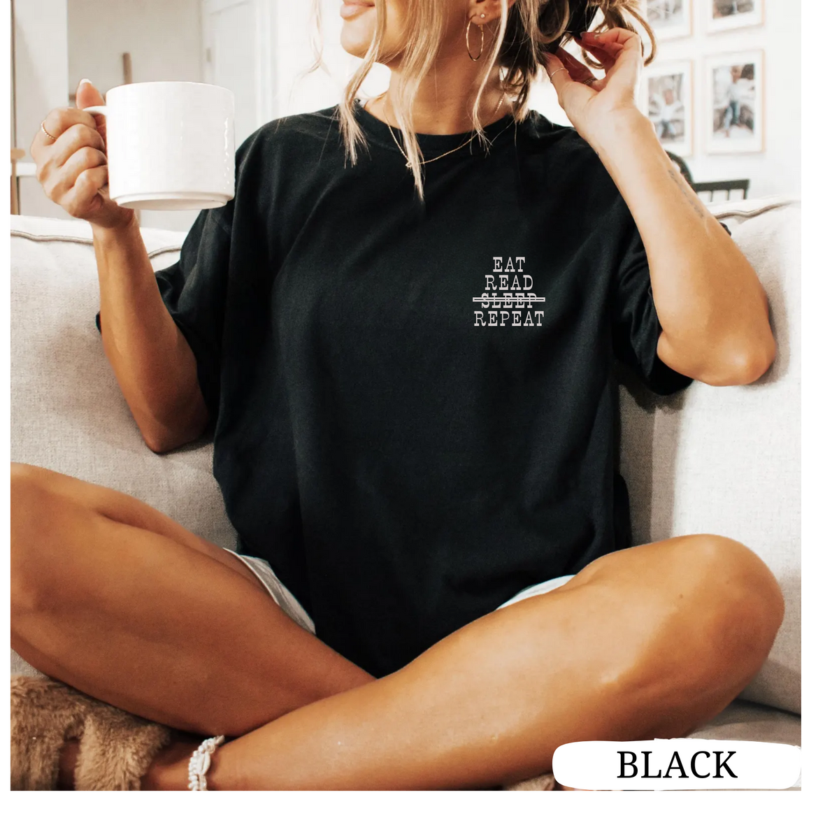T-shirt EAT READ (SLEEP) REPEAT