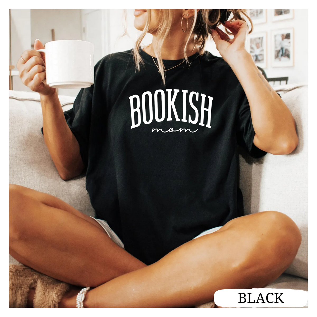 T-shirt Bookish Mom