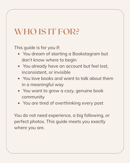 Bookstragram Guide