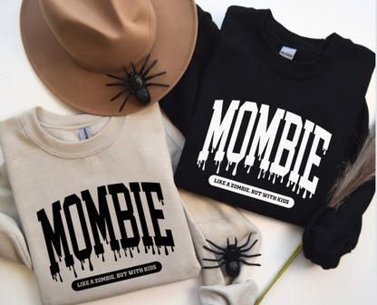 Halloween Sweatshirt 'Mombie'