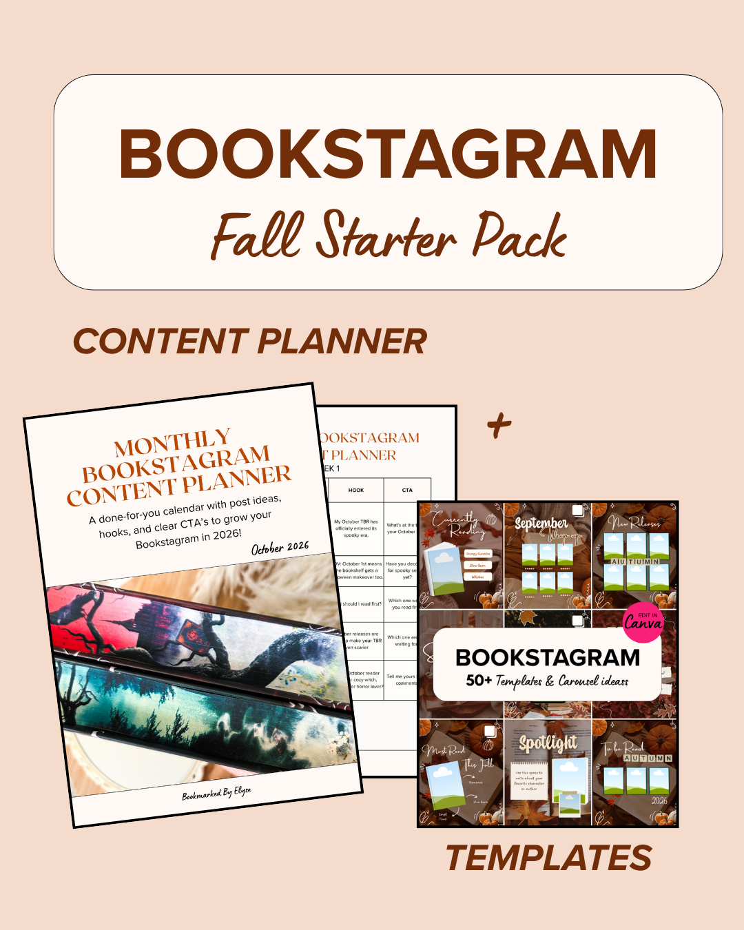 FALL STARTER PACK ~ Planner + Templates