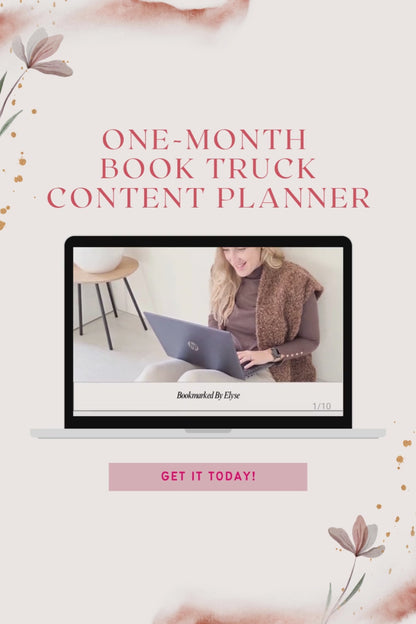 First Full Month Book Truck Content Planner