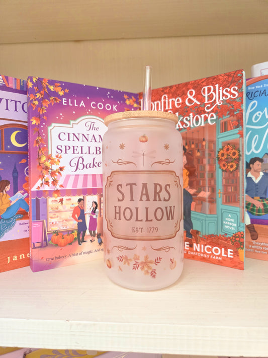 Glass cup 'Cozy Fall'