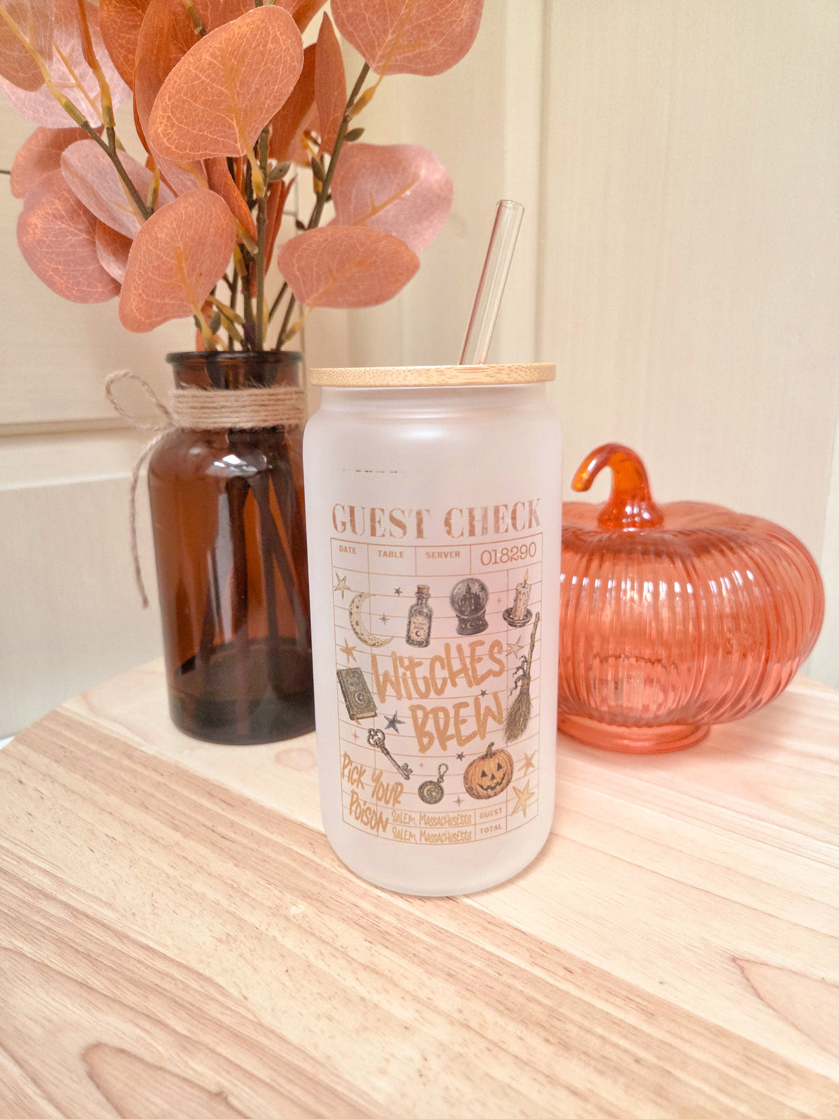 Glass cup 'Witches Brew'