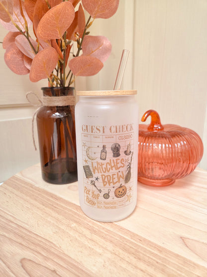 Glass cup 'Witches Brew'