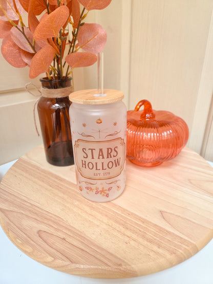 Glass cup 'Cozy Fall'